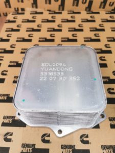 Маслоохладитель (теплообменник) Cummins | Комминз ISF2.8 на ГАЗель Бизнес, NEXT 5266955 5318533