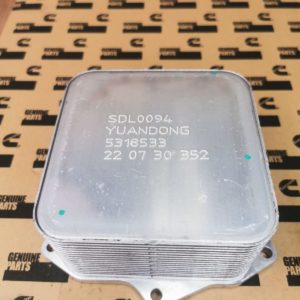 Маслоохладитель (теплообменник) Cummins | Комминз ISF2.8 на ГАЗель Бизнес, NEXT 5266955 5318533